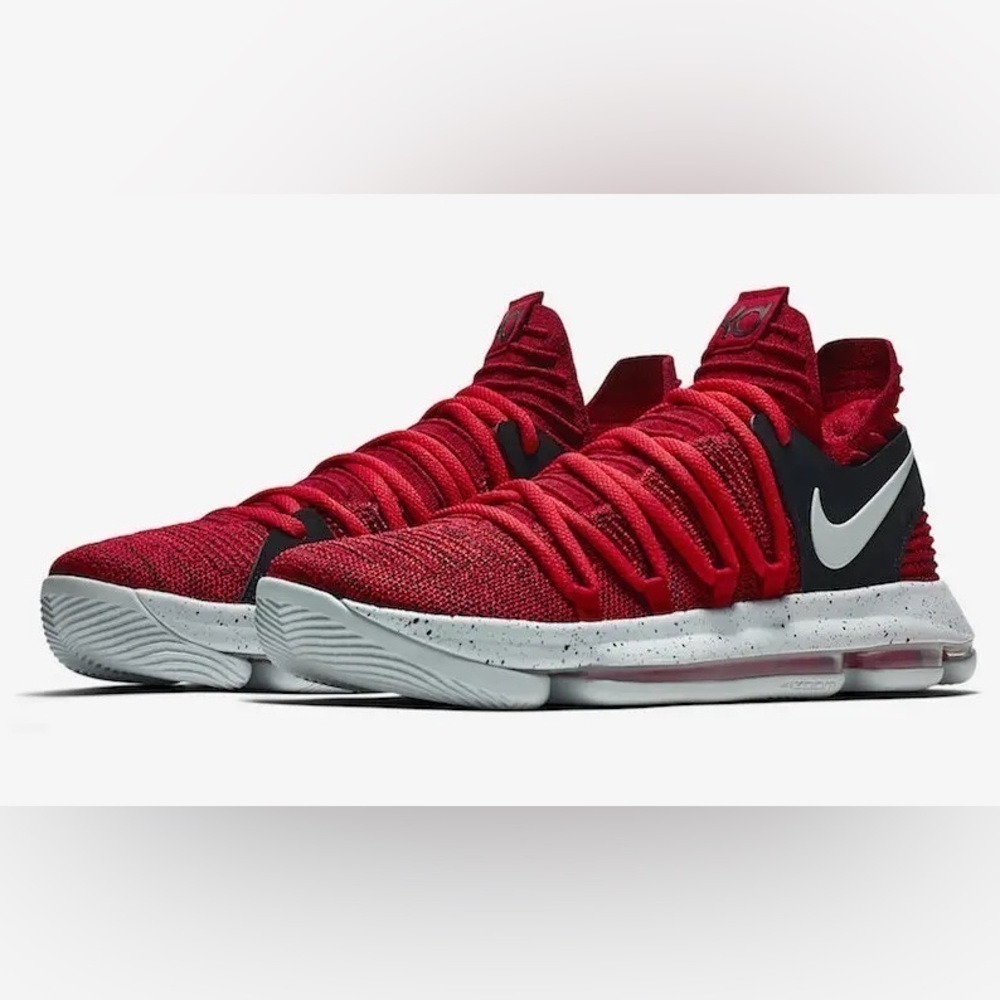 Nike Zoom KD10 KD 10 Red Velvet GS Size 6.5Y - Picture 2 of 13